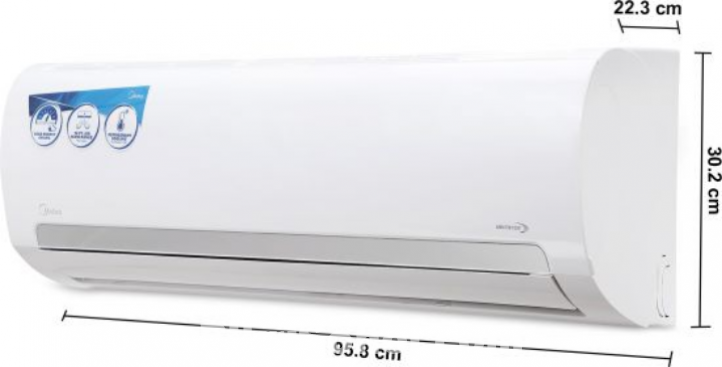 MIDEA INVERTER HOT & COLD AC 1.5 TON MSE-18HRI-AG1